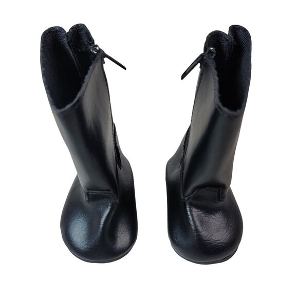 Clothes Boots For 18" Dolls Black Zipper Winter Fashion Shoes Accessories OG AG - Picture 3 of 7